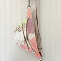 Large Fanny Pack Bag Vintage Grandmother's Garden Quilt