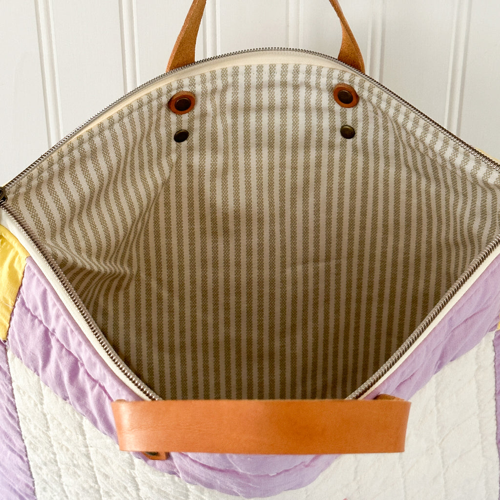 Vintage Sunbonnet Sue Quilt Convertible Backpack Tote
