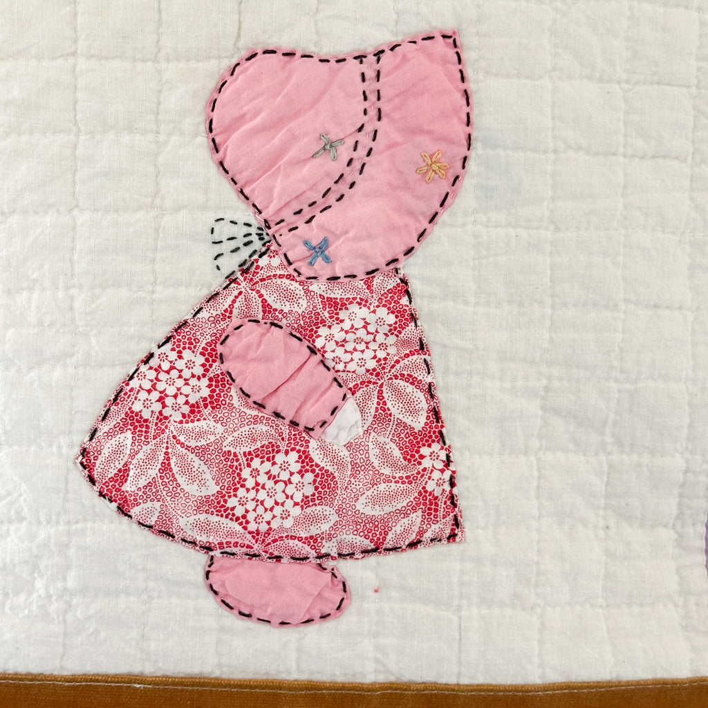 Vintage Sunbonnet Sue Quilt Convertible Backpack Tote