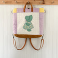 Vintage Sunbonnet Sue Quilt Convertible Backpack Tote