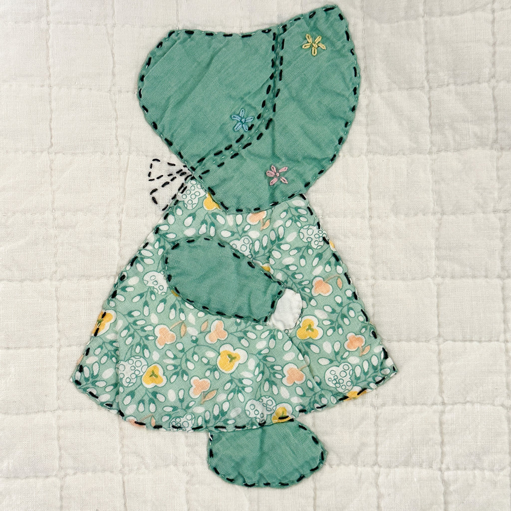 Vintage Sunbonnet Sue Quilt Convertible Backpack Tote