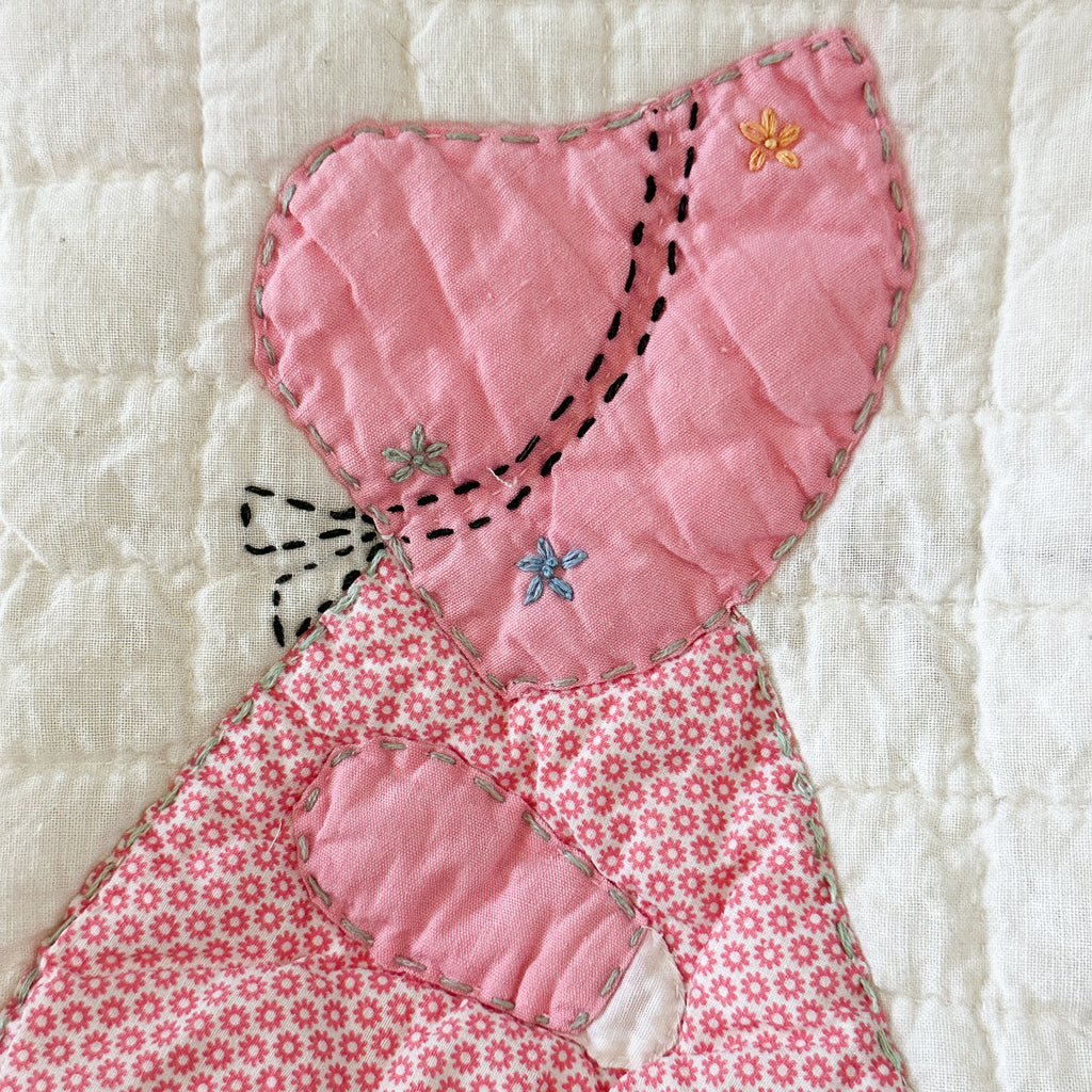 Small/Medium Vintage Sunbonnet Sue Quilt Bible/Book Sleeve