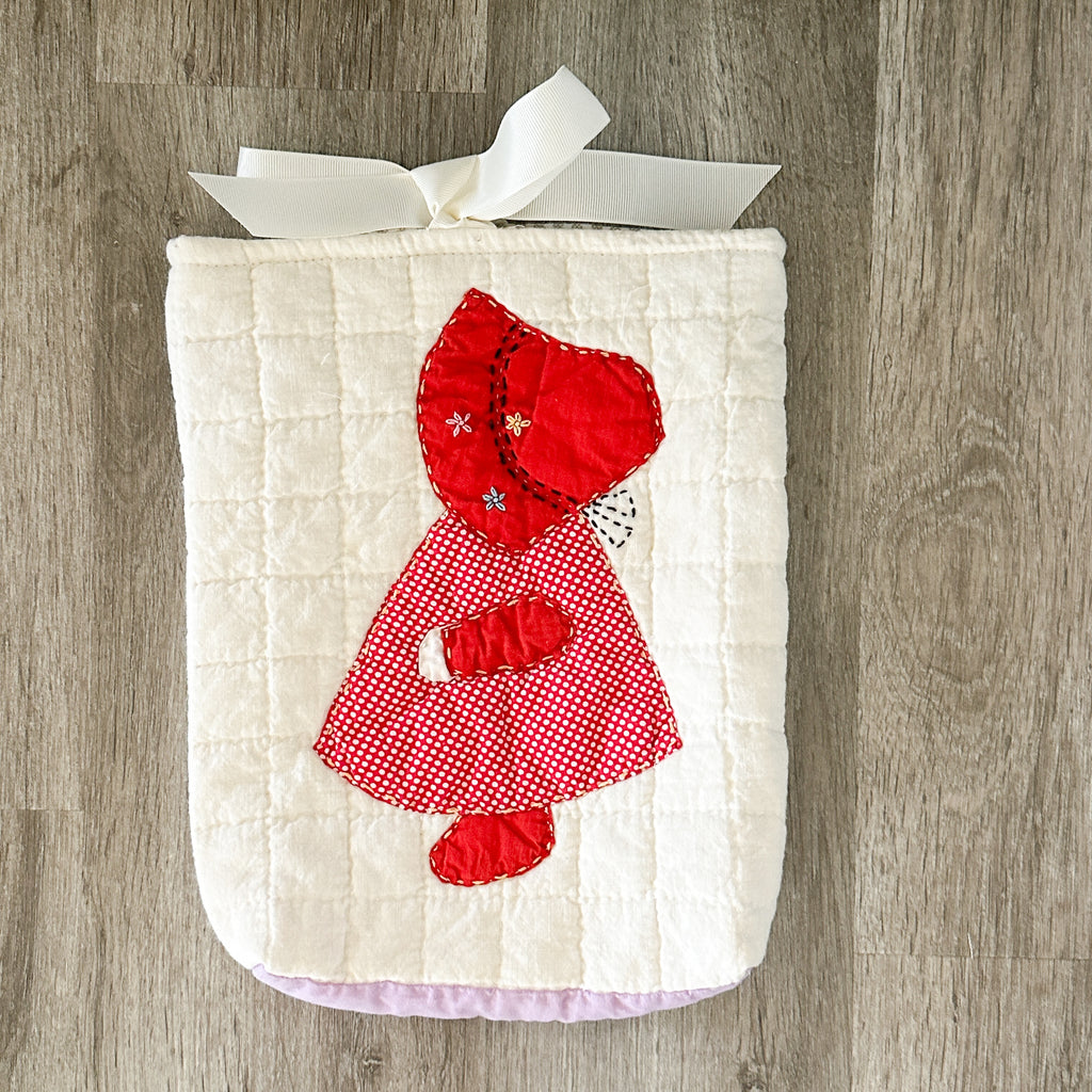 Large Vintage Sunbonnet Sue Quilt Bible/Book/Tablet Sleeve