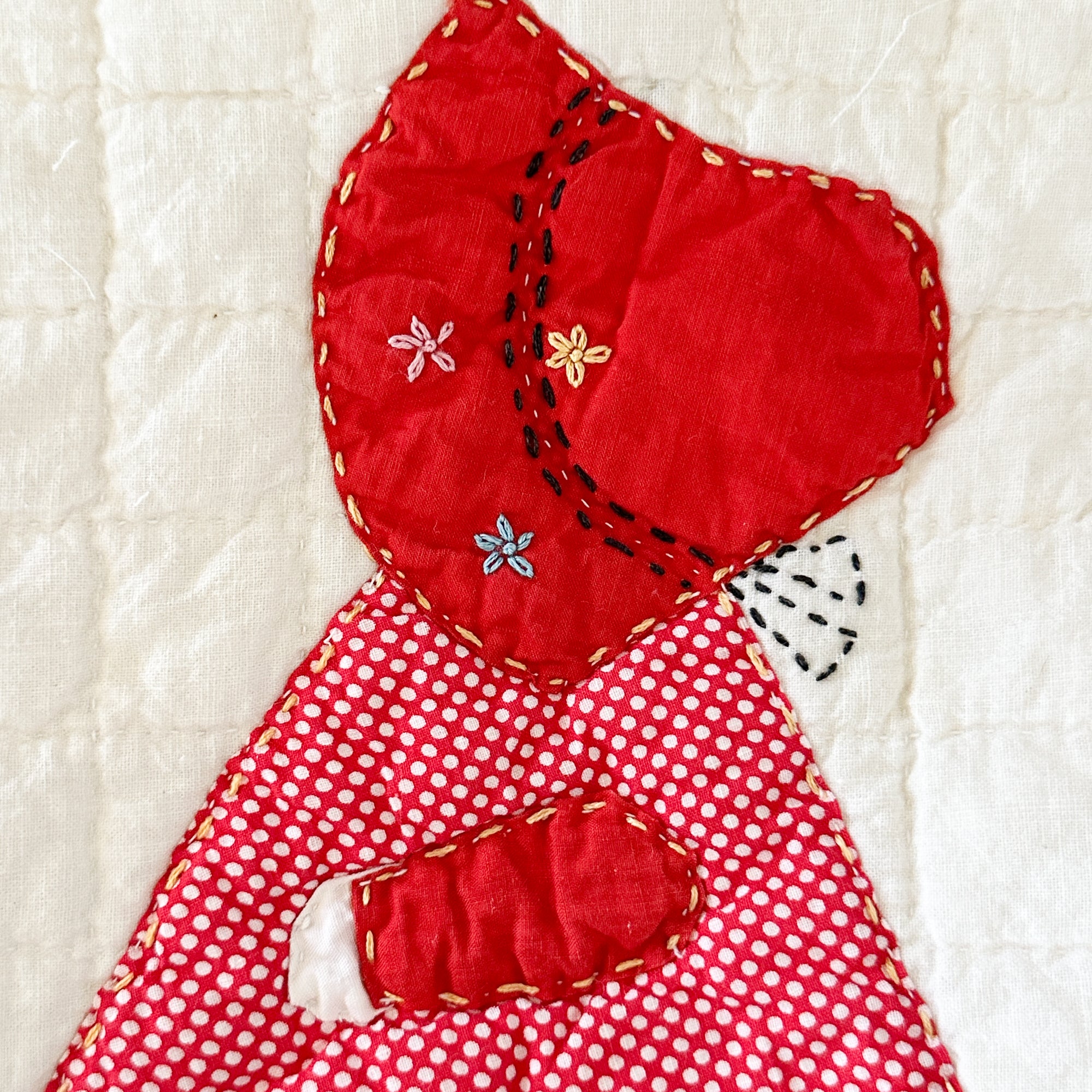 Large Vintage Sunbonnet Sue Quilt Bible/Book/Tablet Sleeve