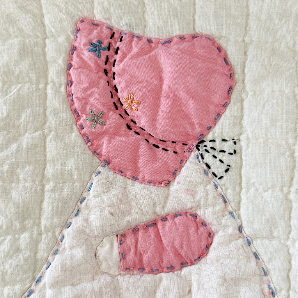 Large Vintage Sunbonnet Sue Quilt Bible/Book/Tablet Sleeve