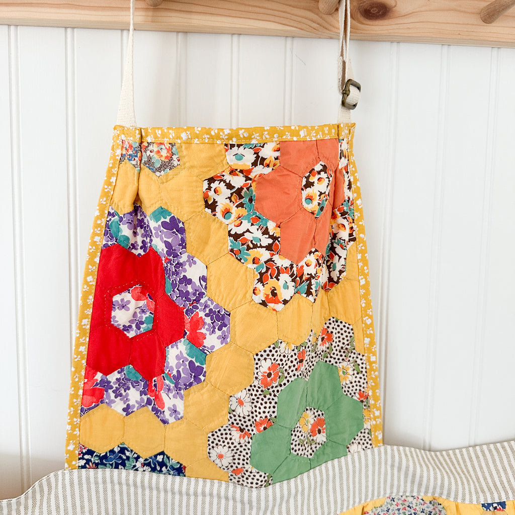 Vintage Grandmothers Garden/Hexagon Apron