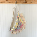 Large Fanny Pack Bag Vintage Grandmother's Garden Quilt