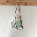 Large Fanny Pack Bag Vintage Grandmother's Garden Quilt