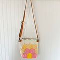Vintage Grandmothers Garden Quilt Purse