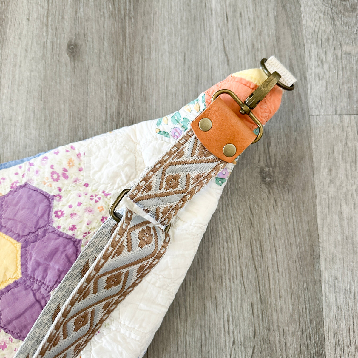 Vintage Grandmothers Garden Quilt Fanny Pack