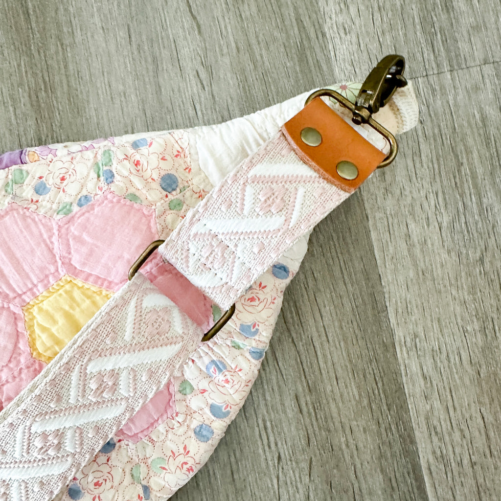 Vintage Grandmothers Garden Quilt Fanny Pack