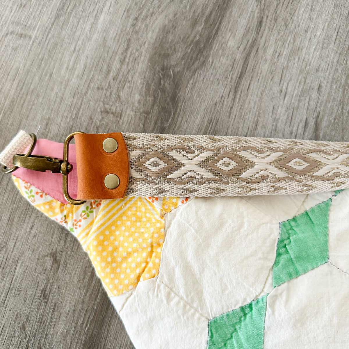 Vintage Grandmothers Garden Quilt Fanny Pack