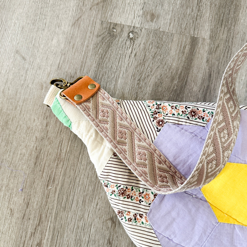 Vintage Grandmothers Garden Quilt Fanny Pack
