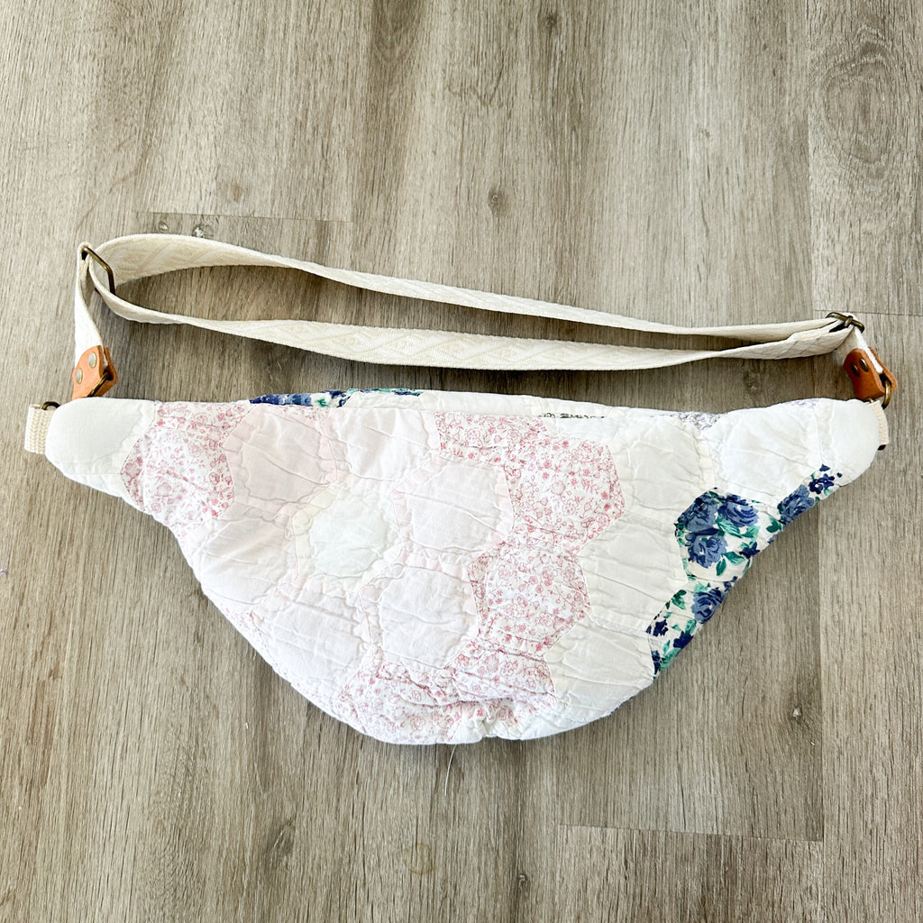 Vintage Grandmothers Garden Quilt Fanny Pack
